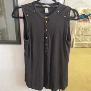 Women's H&M Black Thick Strap Blouse Size Small
